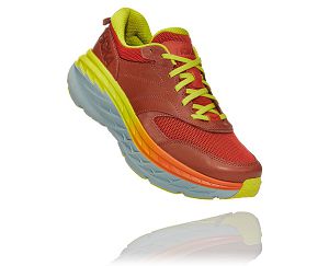 Hoka One One Bondi L Womens Road Running Shoes Auburn/Chili | AU-8097536